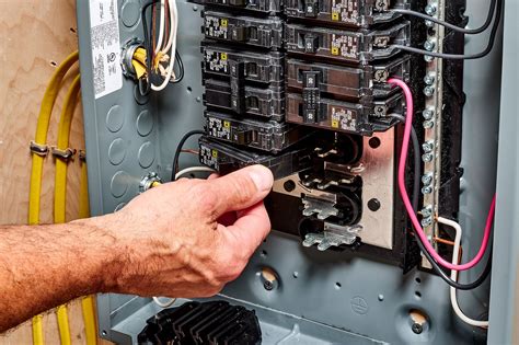 installing an enclosure under electrical panel|electrical breaker panel installation.